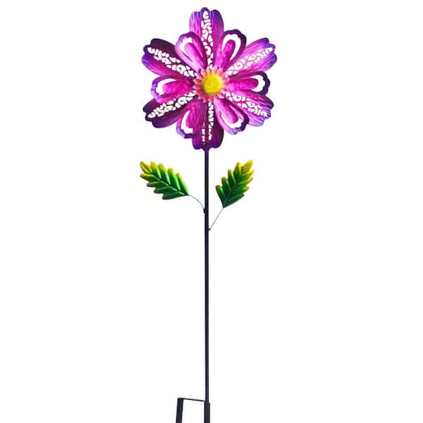 RCS Gifts Spinner Flower Pink