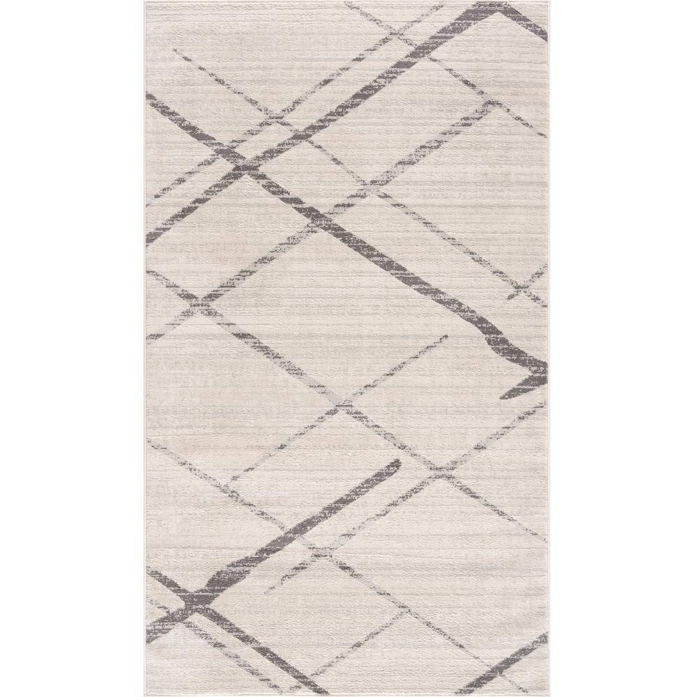 Savannah Modern Grey 2 ft. 3 in. x 5 ft. Abstract Doormat Area Rug Entrance Floor Mat price history on PriceWatchPro