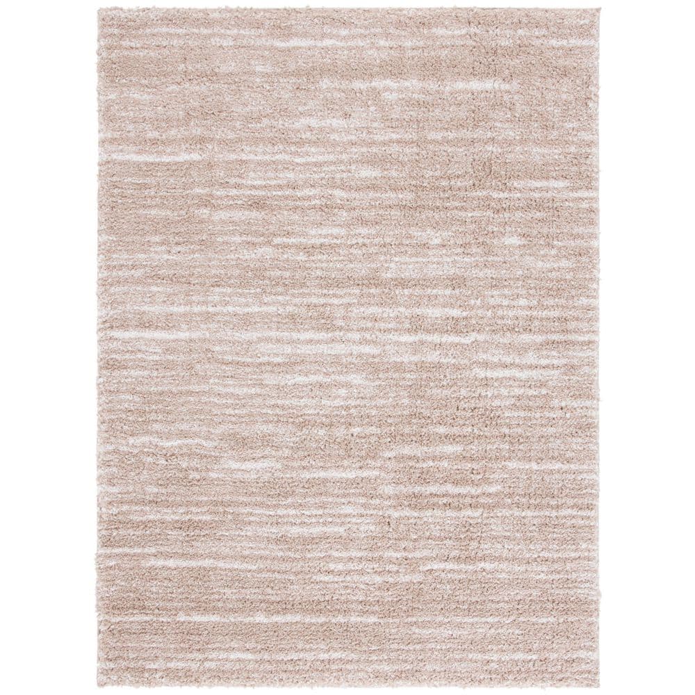 Rumi Shag 8 ft. x 10 ft. Beige/Ivory Abstract Striped Area Rug price history on PriceWatchPro