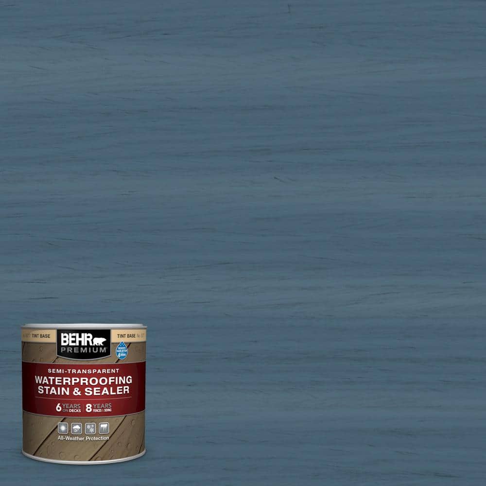 8 oz. #ST-107 Wedgewood Semi-Transparent Waterproofing Exterior Wood Stain 