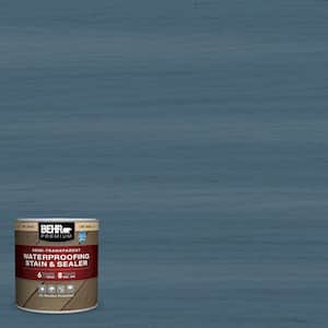 8 oz. #ST-107 Wedgewood Semi-Transparent Waterproofing Exterior Wood Stain and Sealer Sample
