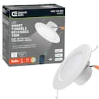 5 in./6 in. Smart Color Selectable CCT Integrated LED Recessed Light Trim Works with HUBSPACE App Google Amazon