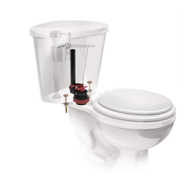 Toilet Upgrade and Repair Kit 2.5 in Flush Valve with Adjustable overflow tube. 