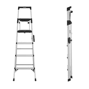 6 ft. Premium Aluminum Step Ladder (10 ft. 3 in. Reach) 300 lbs. Load Capacity Type IA Duty Rating