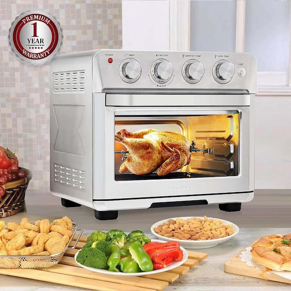 COSORI Smart 12-in-1 Air Fryer Toaster Oven Combo, Airfryer Rotisserie  Convection Oven Countertop, Bake, Broiler, Roast, Dehydrate, 100 Recipes &  6