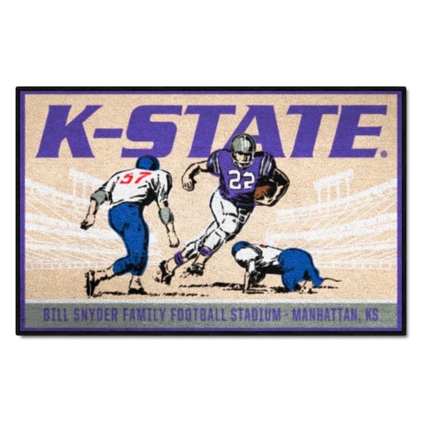 FANMATS Kansas State Wildcats Ticket Stub Tan 1.5 ft. x 2.5 ft. Starter