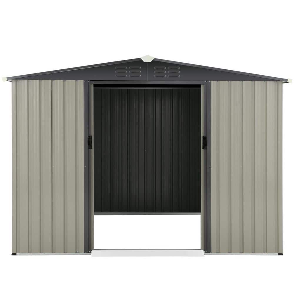 8 ft. W x 6 ft. D Metal Shed with Design of Lockable Doors(48 sq.ft.) price history on PriceWatchPro