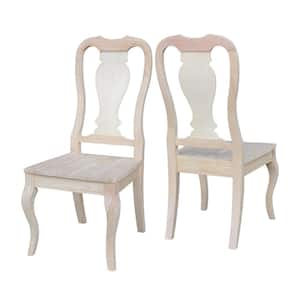 unfinished wood chairs set of 4