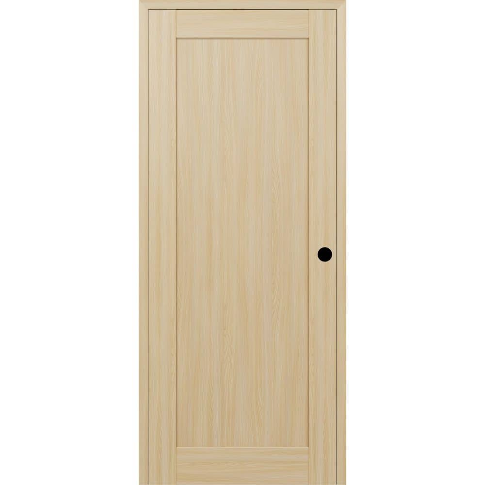 Shaker 1 Panel N DIY-Friendly 30 in. х 96 in. Left-Hand Loire Ash Composite Wood Single Prehung Interior Door price history on PriceWatchPro