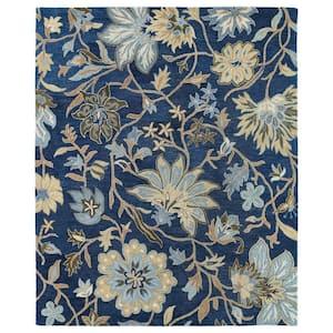 Brooklyn Brody Blue 8 ft. x 9 ft. Area Rug