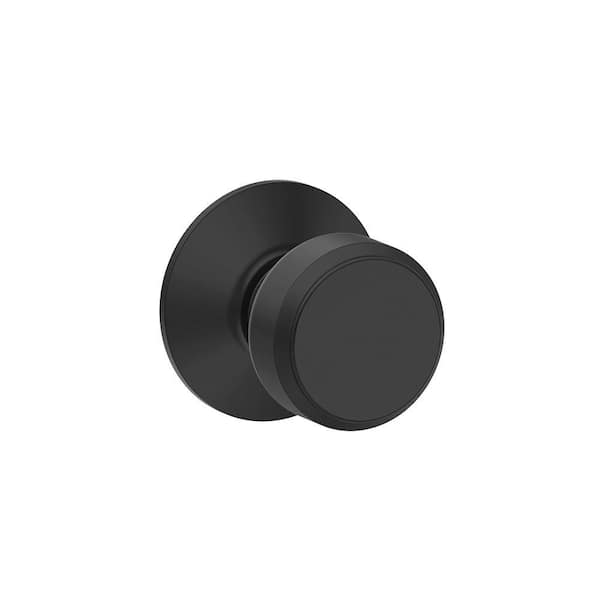 Schlage Custom Bowery Matte Black Combined Interior Door Knob with Collins  Trim FC21 BWE 622 COL - The Home Depot