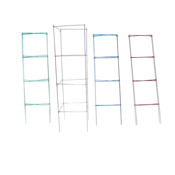 Glamos Wire Products Blazin Gemz Collection Combination Carton 42 in. Square Plant Support (24-Pack)