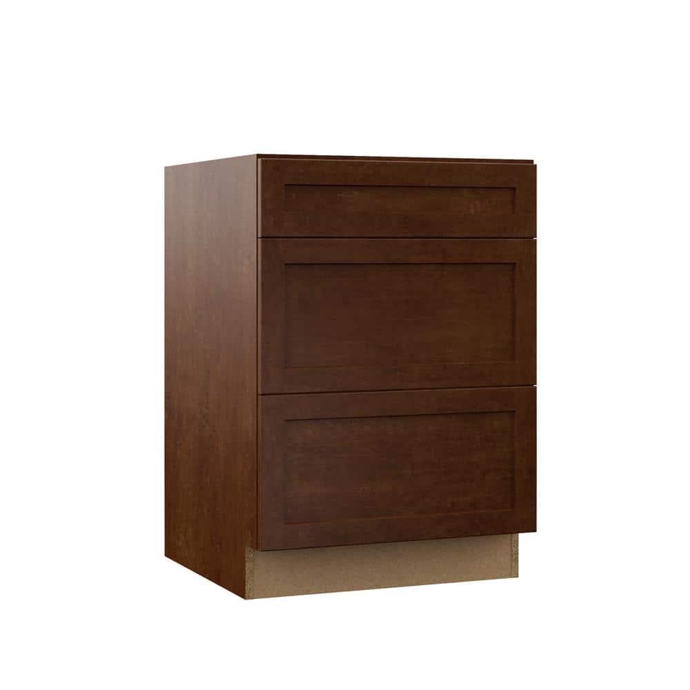 Designer Series Soleste Assembled 24x34.5x23.75 in. Drawer Base Kitchen Cabinet in Spice price history on PriceWatchPro