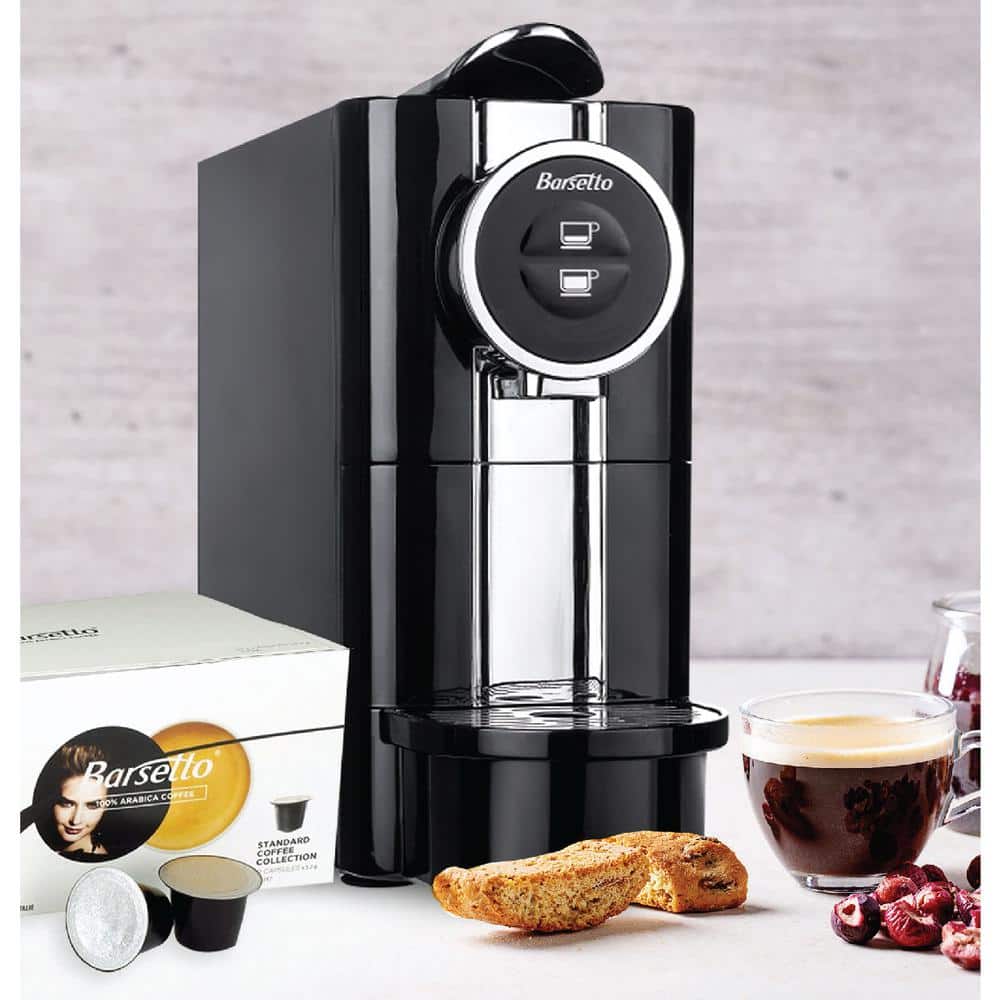 Barsetto  Black Stainless Steel Single Serve Espresso Machine (1 CUP) - 2