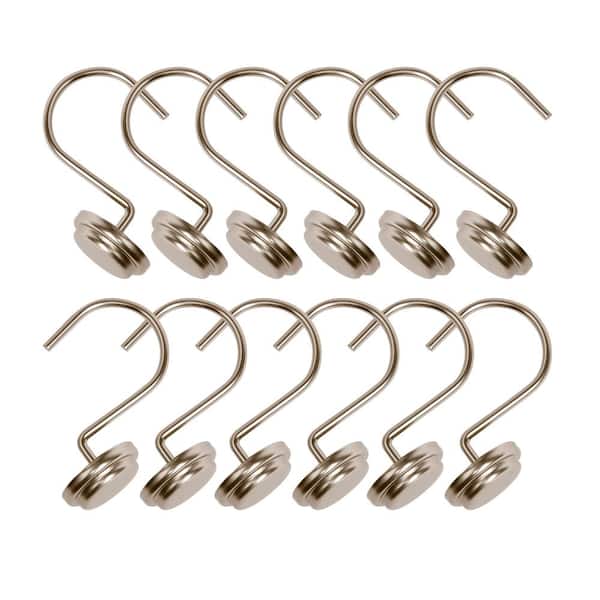SKEMIX Shower Curtain Rings Hooks 100 Metal Shower Ring: unknown author:  0810077842041: : Books
