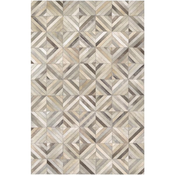 Couristan Chalet Blocks Ivory 9 ft. x 13 ft. Area Rug