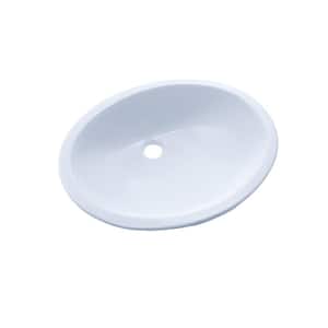 Rendezvous 17 in. Undermount Bathroom Sink with CeFiONtect in Cotton White