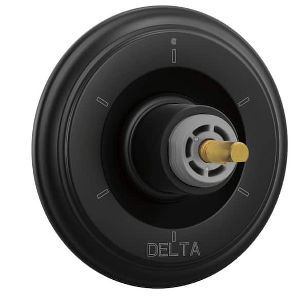 Cassidy 6-Setting 1-Handle Diverter Trim Kit in Matte Black (Valve and Handle Not Included)