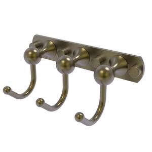 Allied Brass Vanity Top 3-Swing Arm Guest Towel Holder in Antique Allied Brass Vanity Top 3-Swing Arm Guest Towel Holder in Antique