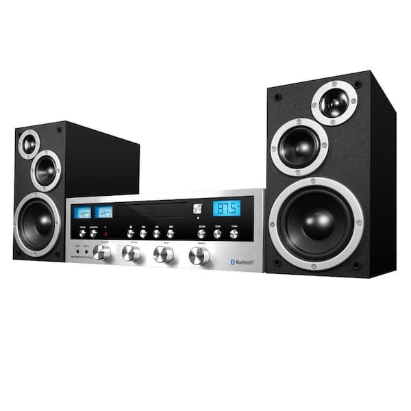 Innovative Technology 50-Watt Classic CD Stereo System with Bluetooth