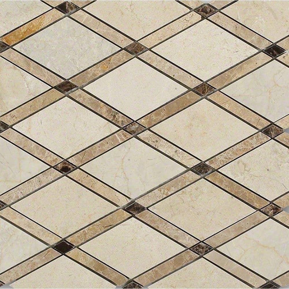 Grand Crema Marfil 3 in. x 6 in. Polished Marble Tile Sample price history on PriceWatchPro