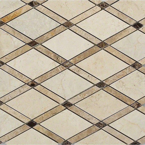 Ivy Hill Tile Grand Crema Marfil 3 in. x 6 in. Polished Marble Tile Sample