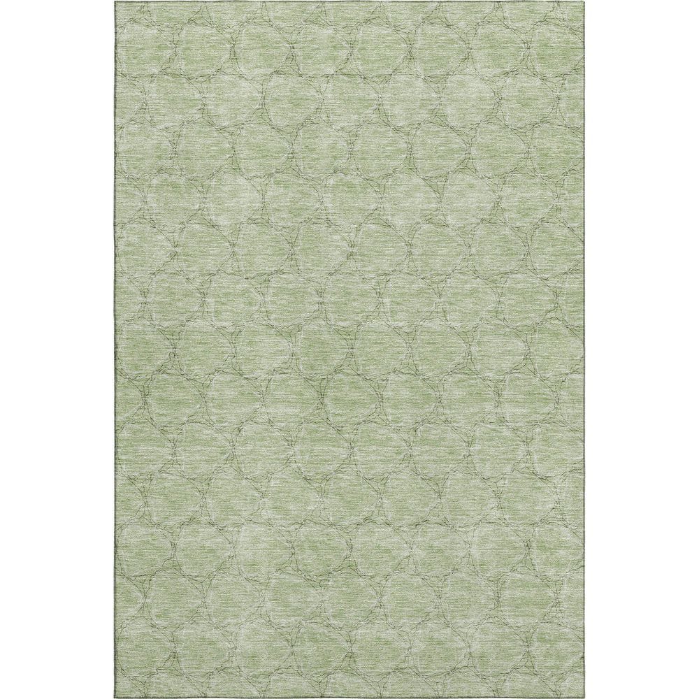 Mayfield Premium Machine Washable Abstract AMF960 Aloe 3 ft. x 5 ft. Area Rug price history on PriceWatchPro