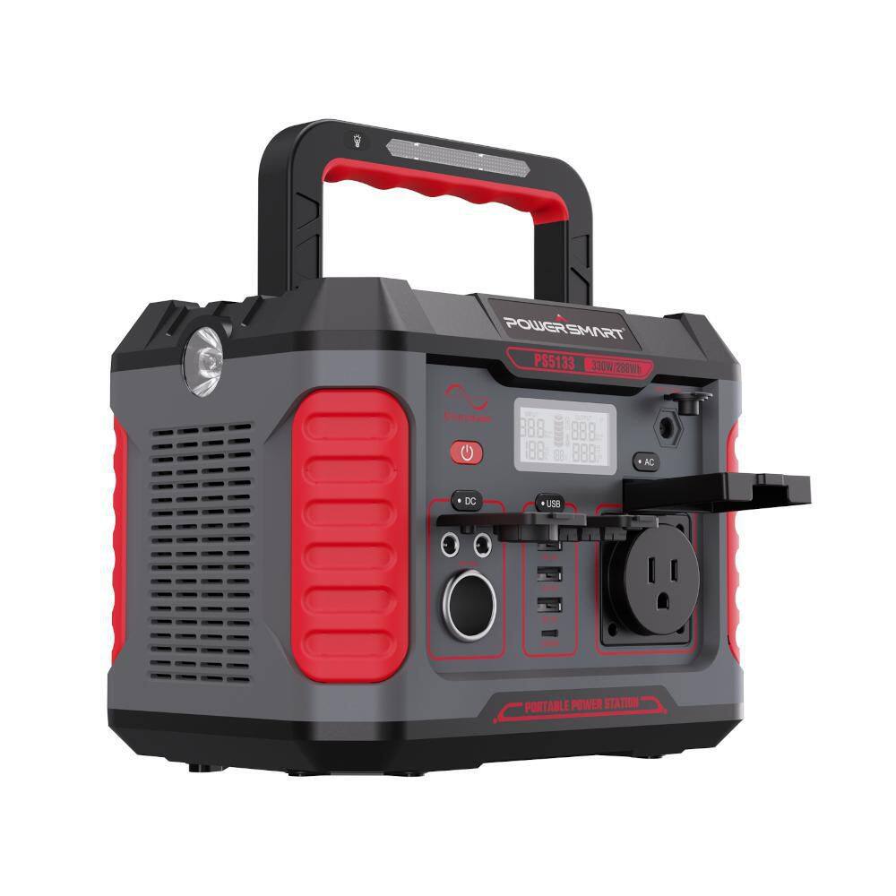 PowerSmart 330Watt Push Button Start Portable Battery Generator Power