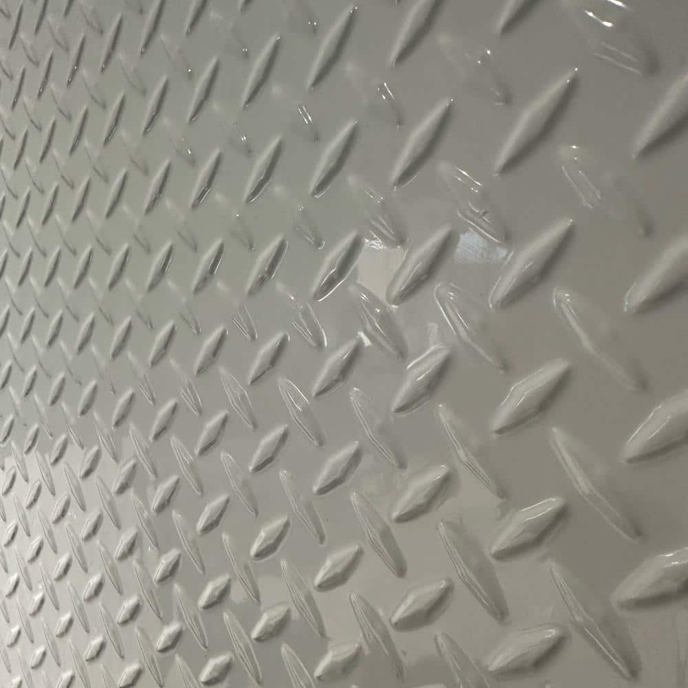 Gloss White Faux Tin Decorative Wainscoting Panels, 4ft x 8ft, Pack of 3