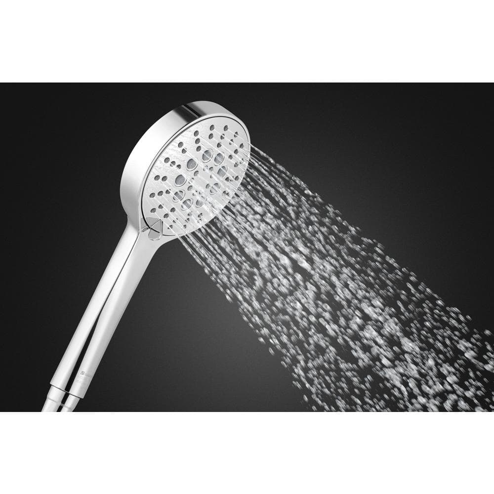 Chrome 6-Spray Handheld Showerhead with Pause Feature