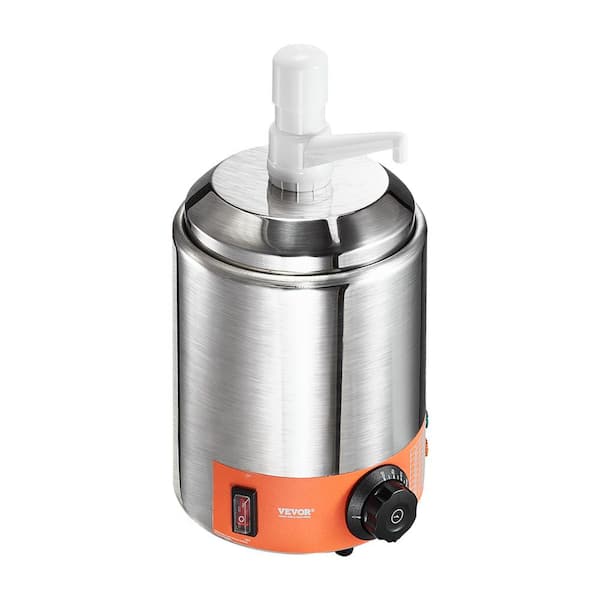 Electric Cheese Dispenser, 2.3 qt. Commercial Hot Fudge Warmer, Adjustable 86-230℉ Nacho Cheese Sauce Beverage sereware