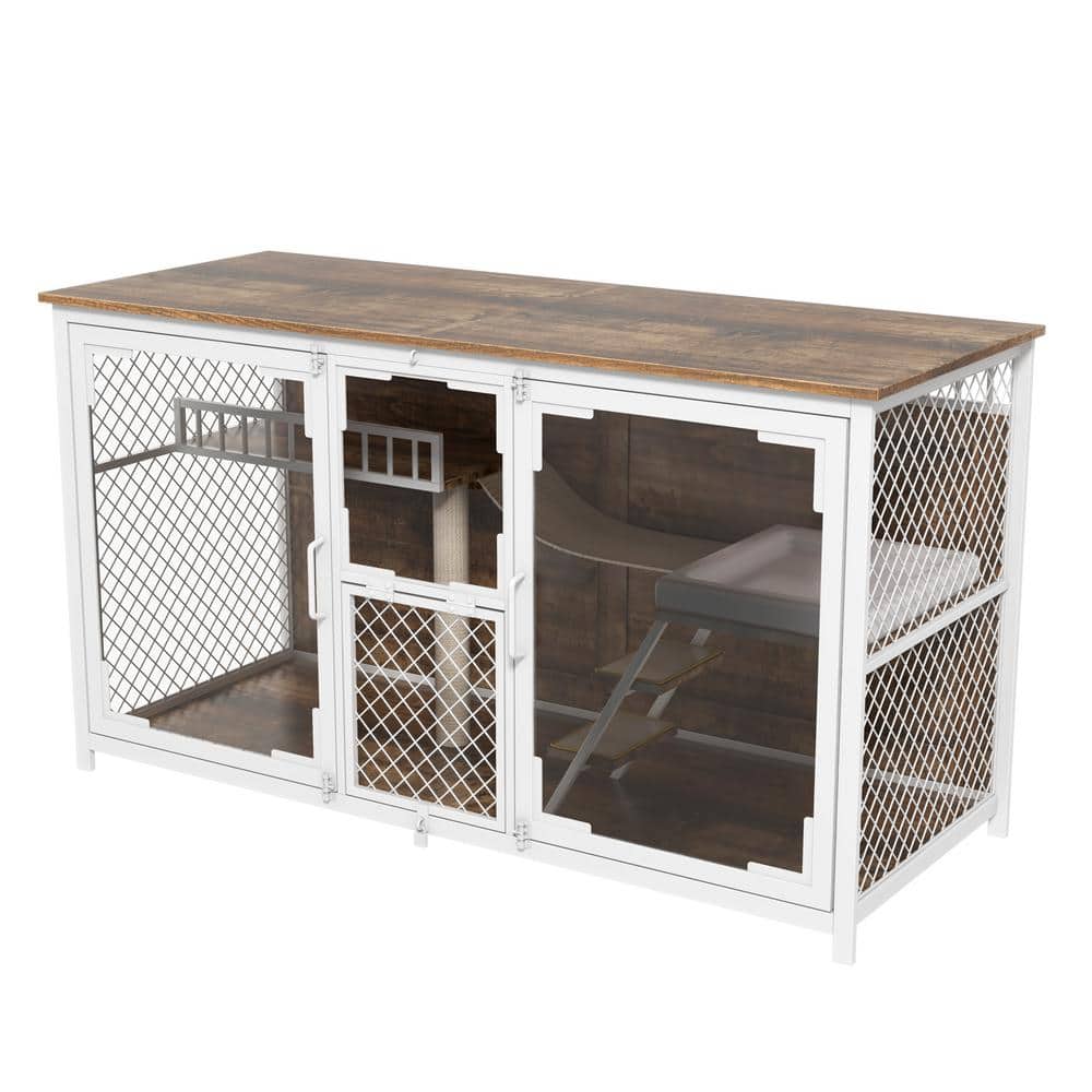 White TV Stand Fits TVs Up To 50 to 55 in. TV Stand Fits TVs up to 40 to 58