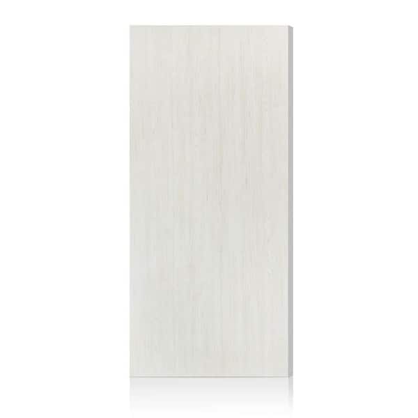 42 in. x 96 in. White Texture Flush Hollow Core Composite Interior Door Slab