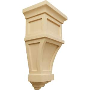 4 in. x 6 in. x 11 in. Unfinished Wood Pine Alpine Corbel