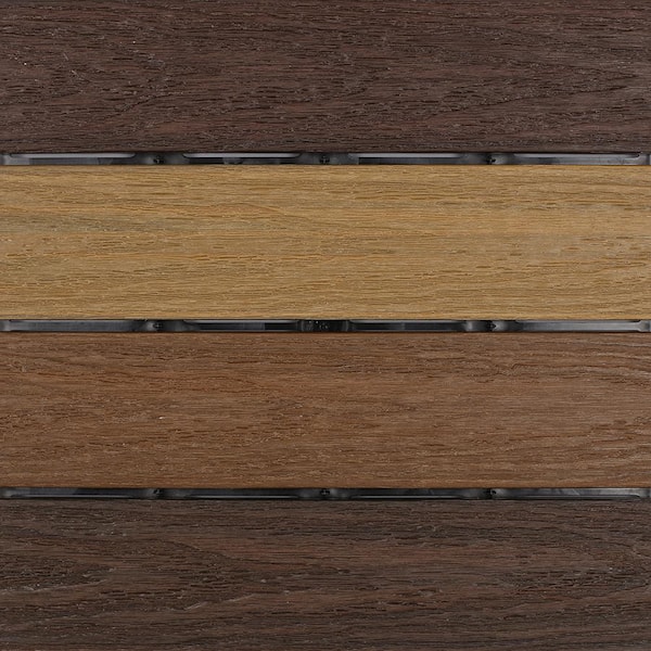 NewTechWood UltraShield Naturale 1 ft. x 1 ft. Quick Deck Outdoor