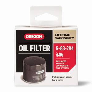 Oil Filter for Riding Mowers, Fits Kohler Command, Aegis, Courage, Triad OHC, Bad Boy, John Deere and Woods (R-83-284)