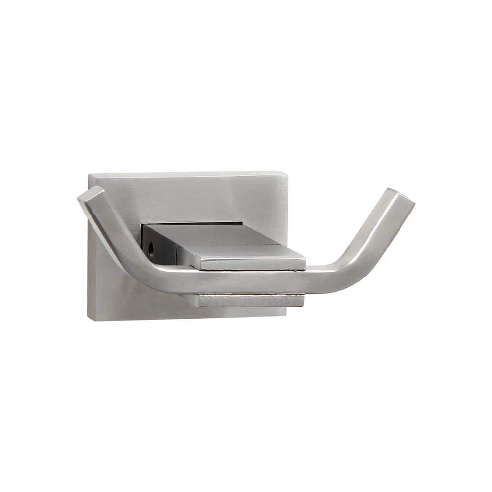 Avalon Brushed Stainless Steel Double Bathrobe Hook