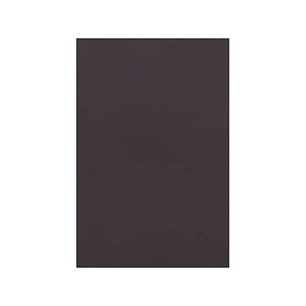Gibraltar Building Products 8 in. x 12 in. Galvanized Steel Flashing Shingle in Dark Brown