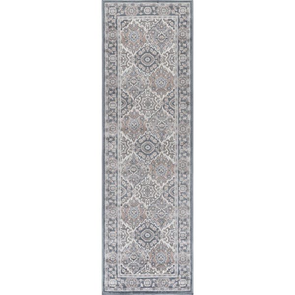 Madison Oriental Gray 2 ft. x 10 ft. Indoor Runner Rug