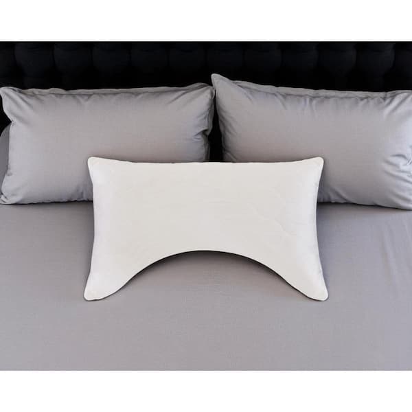 Cotton Latex Foam And Wool Hypoallergenic Ergonomic Queen Size Bed Pillow