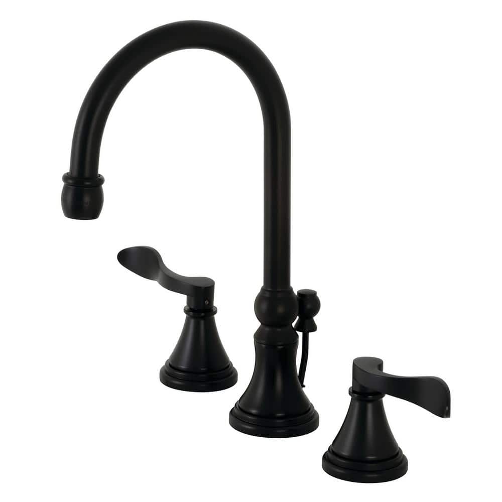 NuFrench 8 in. Widespread 2-Handle Bathroom Faucet in Matte Black price history on PriceWatchPro