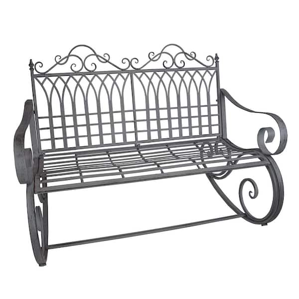 Ornate Traditional Iron And Steel, Outdoor Love Seats And Benches