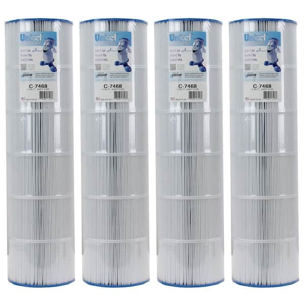 Unicel 3 in. Dia 100 sq. ft. Coverage PJAN115 FC-0810 Pool Replacement Cartridge CL460 Filter (4-Pack)