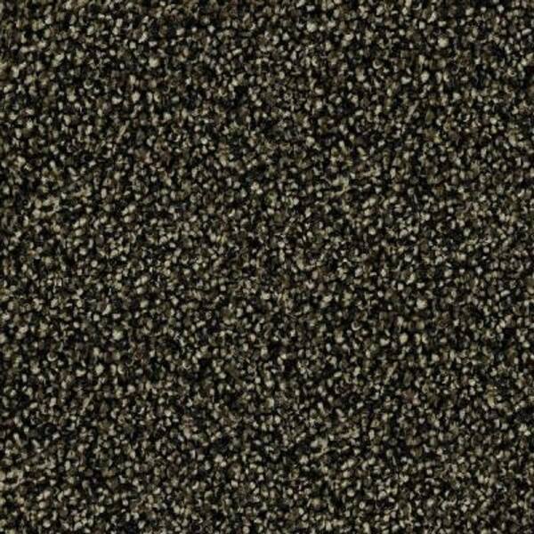 SoftSpring Carpet Sample - Homespun - Color Flax Pattern 8 in. x 8 in.