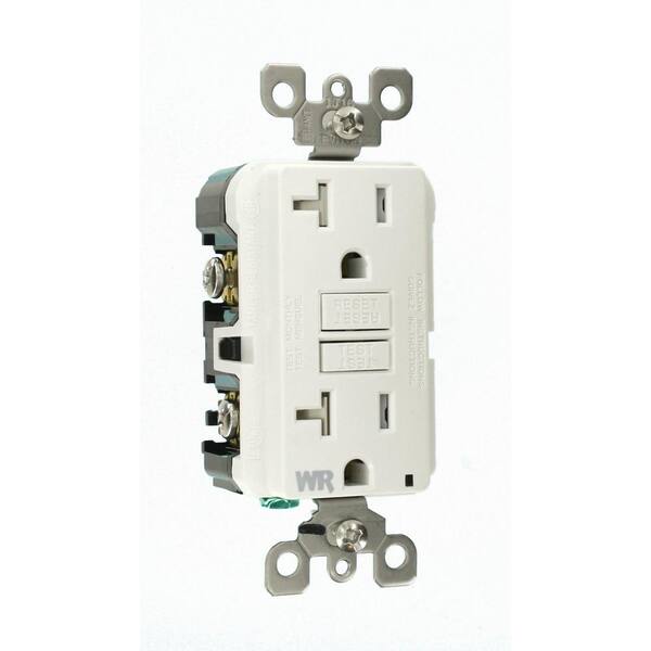 Leviton 20 Amp 125-Volt Duplex Self-Test Slim GFCI Outlet,, 51% OFF