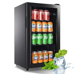 15.75 in. 60-Bottle Wine and 120-Can Beverage Cooler, Mini Refrigerator for Soda, Water, Beer, Wine for Home, Dorm