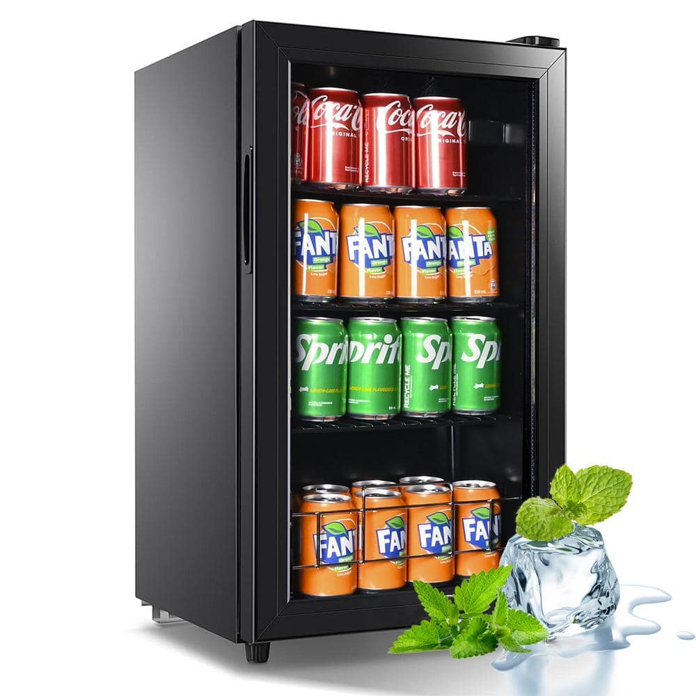 Elexnux 15.75 in. 60-Bottle Wine and 120-Can Beverage Cooler, Mini Refrigerator for Soda, Water, Beer, Wine for Home, Dorm