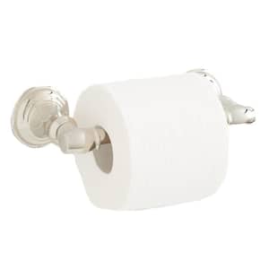 Beasley Wall Mounted Toilet Paper Holder in Polished Nickel