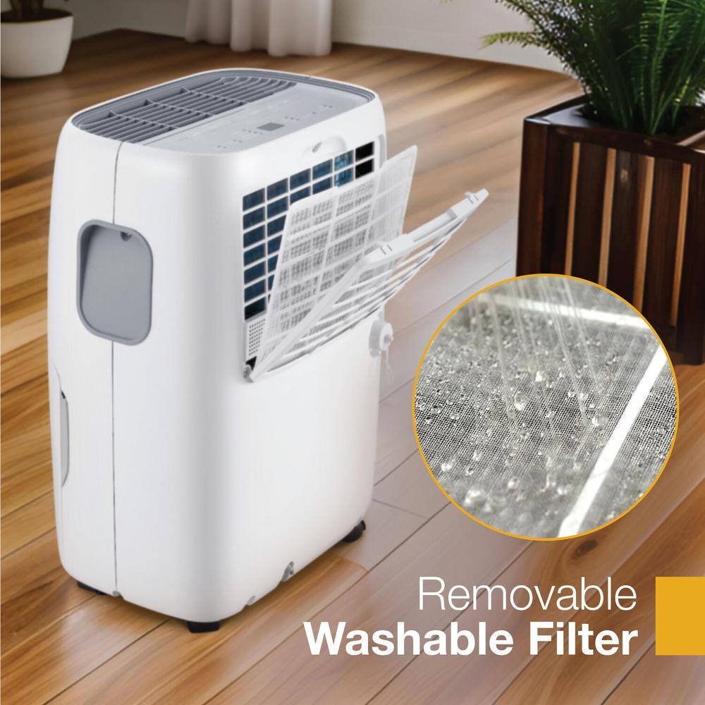 Whirlpool White 30-Pint Portable Energy Star Dehumidifier