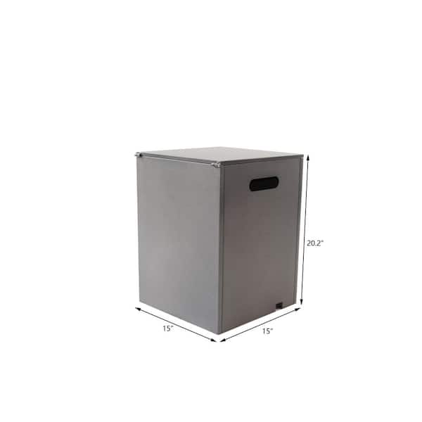 Unbranded 20 in. W Outdoor Propane Tank Cover Table with Holder